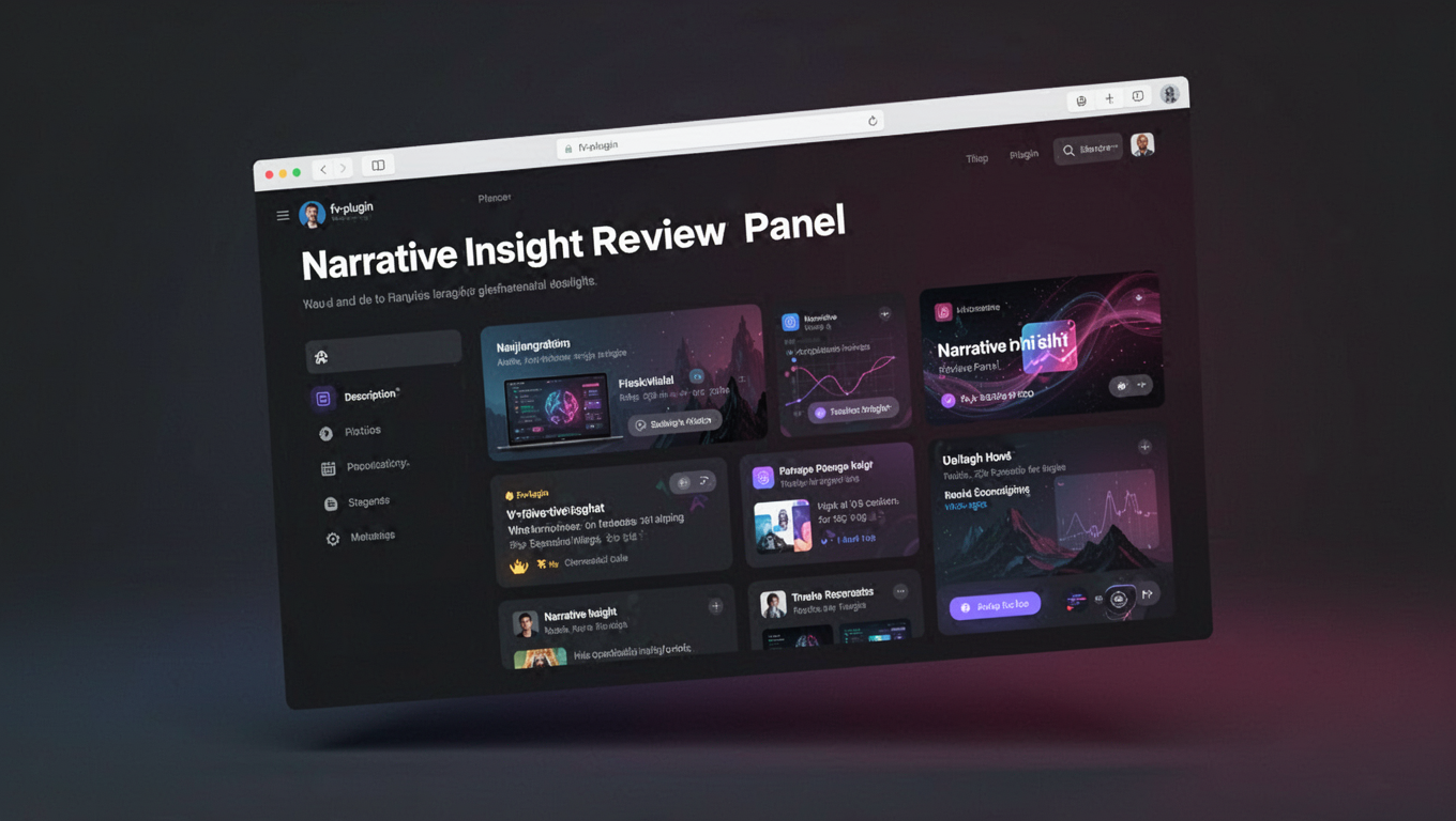 Preview of Narrative Insight Review Panel
