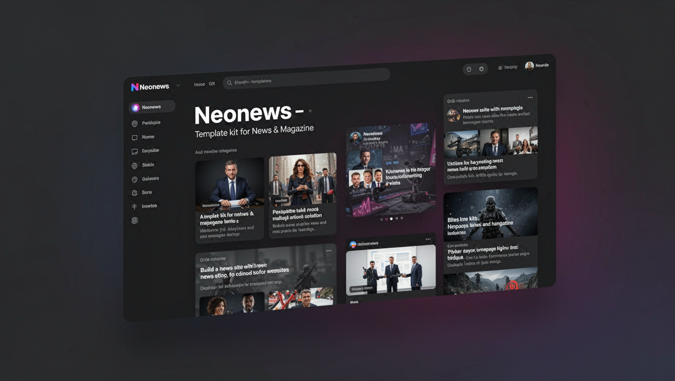 Preview of Neonews - Template kit for News & Magazine