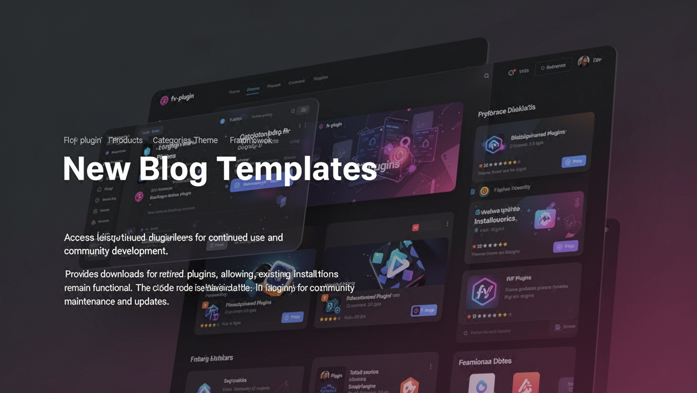 Preview of New Blog Templates