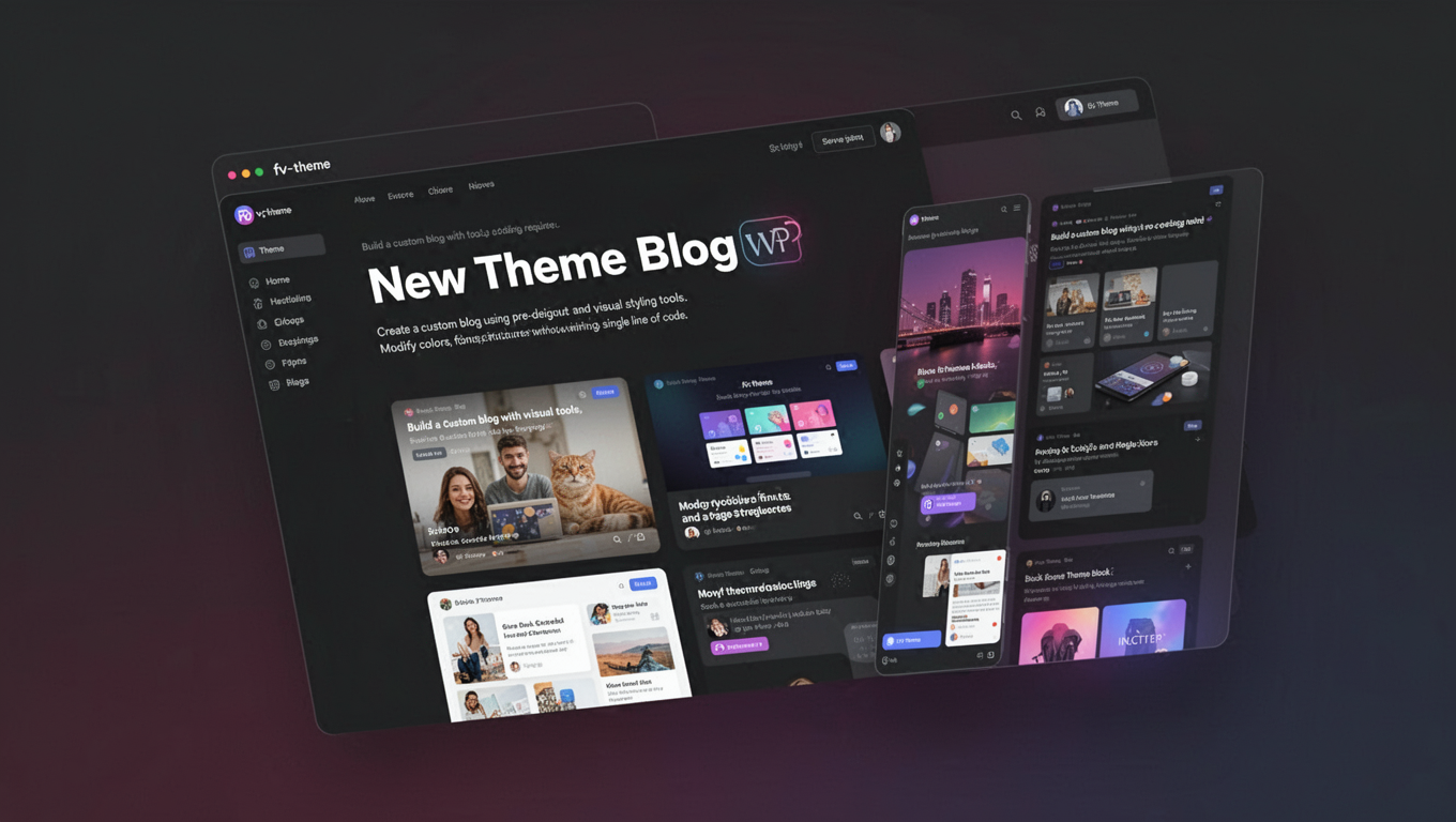 Preview of New Theme Blog WP