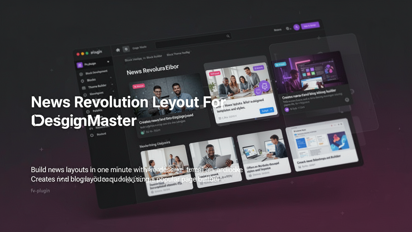Preview of News Revolution Leyout For DesignMaster