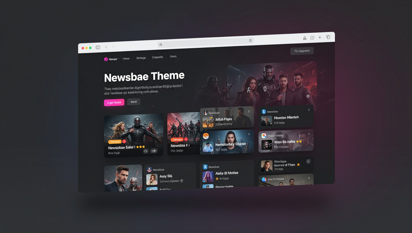 Preview of Newsbae Theme