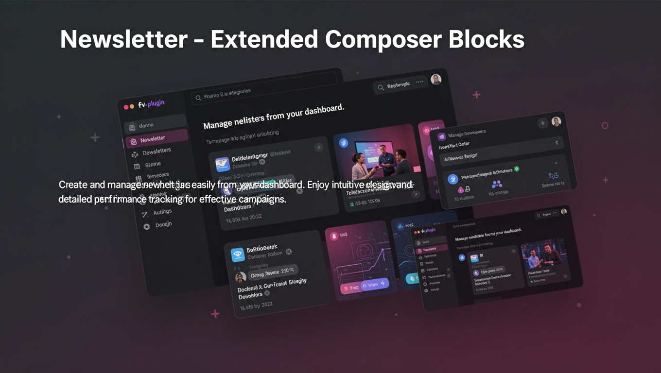 Preview of Newsletter - Extended Composer Blocks