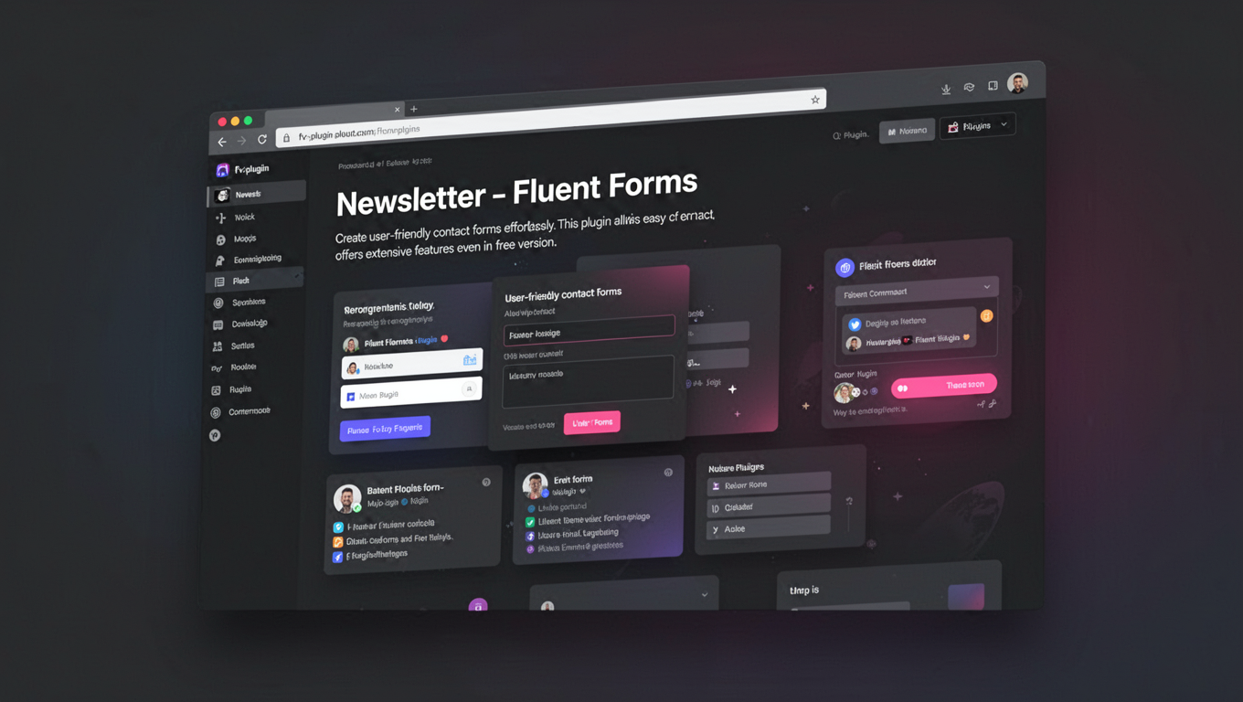 Preview of Newsletter - Fluent Forms