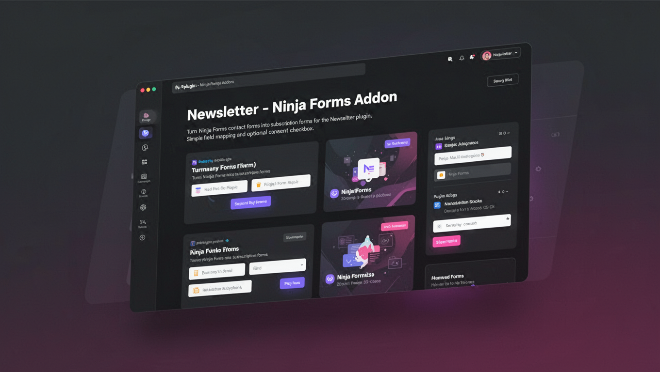 Preview of Newsletter - Ninja Forms Addon