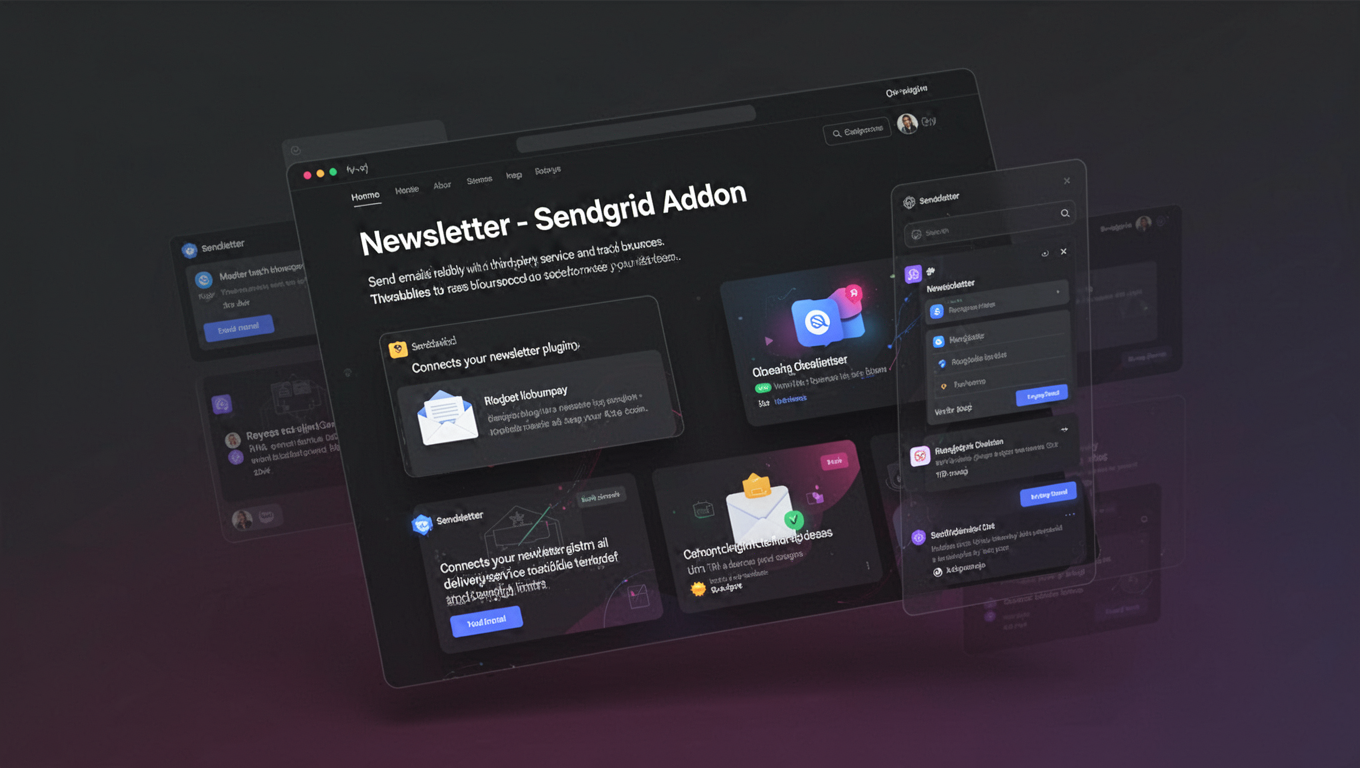 Preview of Newsletter - Sendgrid Addon
