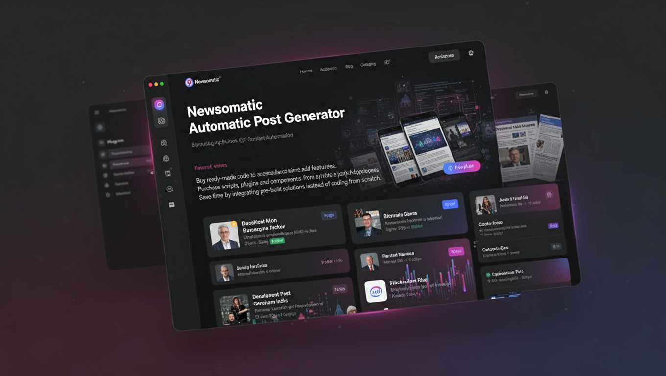 Preview of Newsomatic Automatic Post Generator