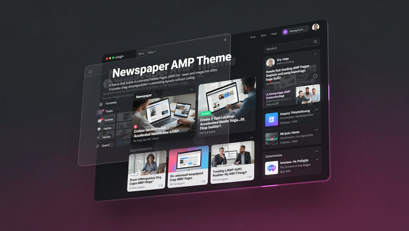Preview of Newspaper AMP Theme