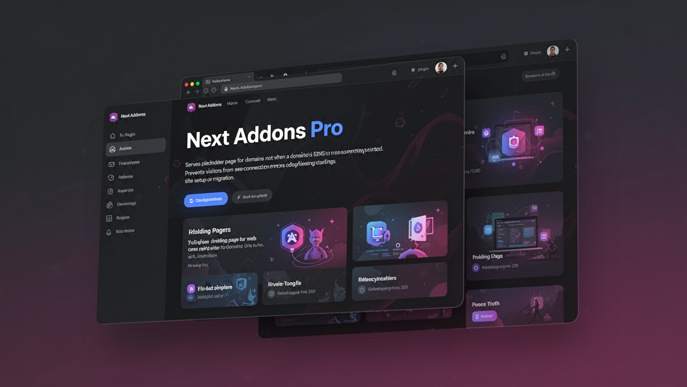 Preview of Next Addons Pro
