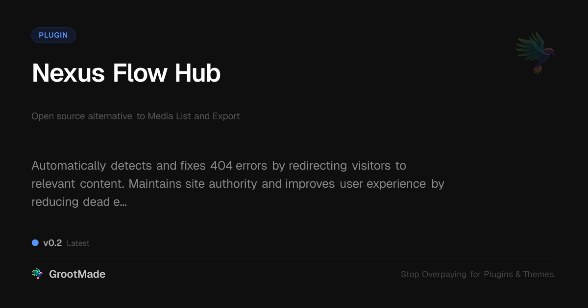 Preview of Nexus Flow Hub
