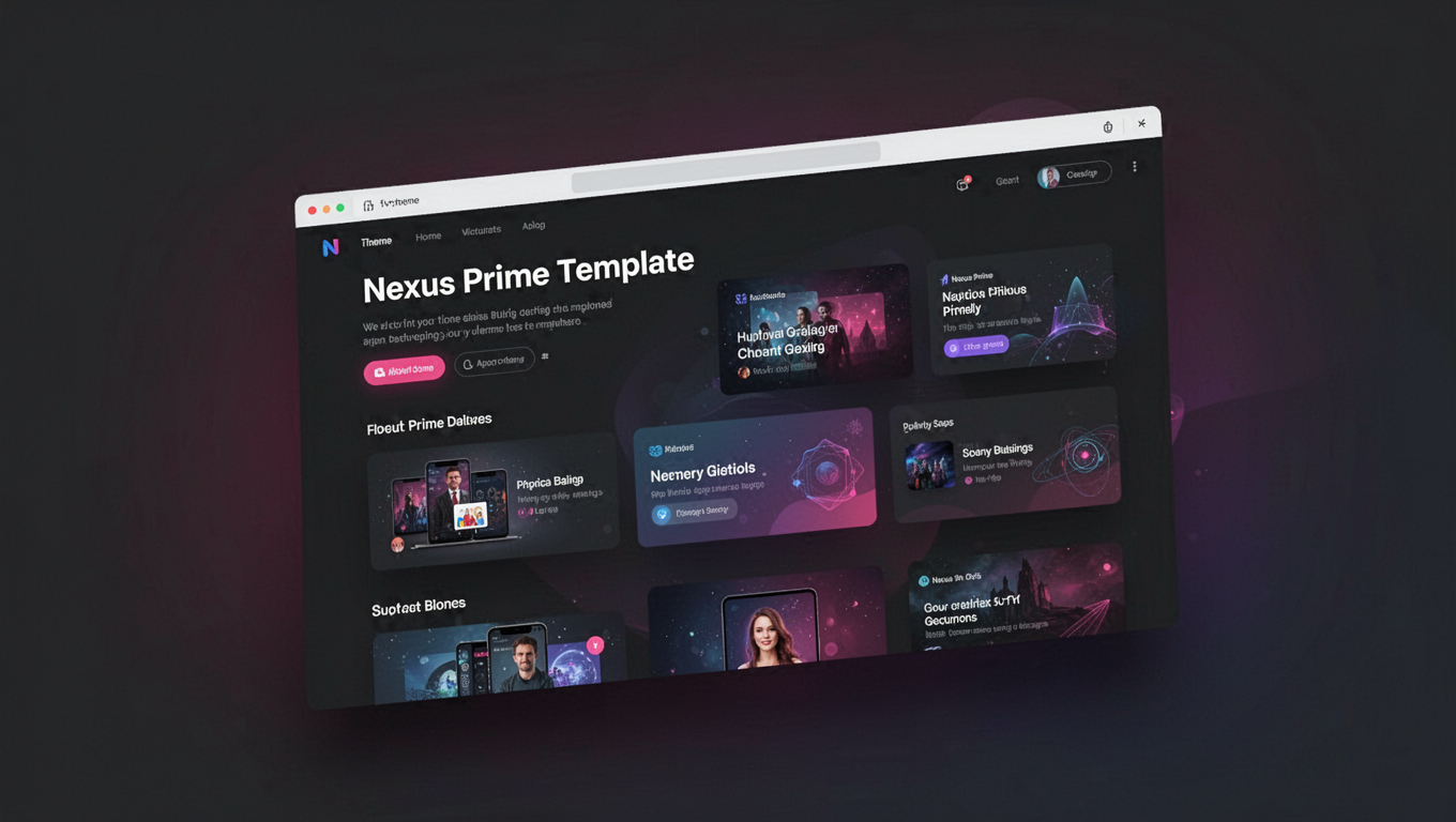 Preview of Nexus Prime Template
