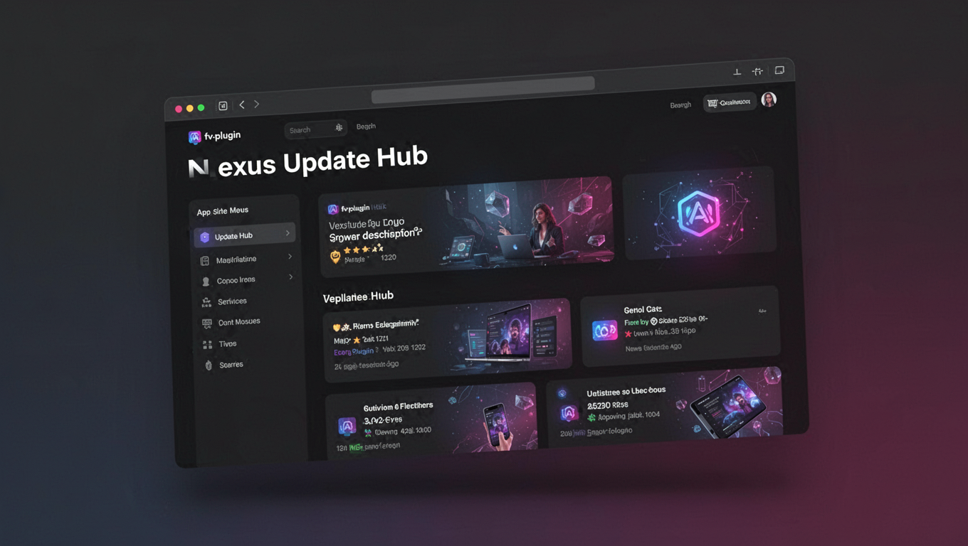 Preview of Nexus Update Hub