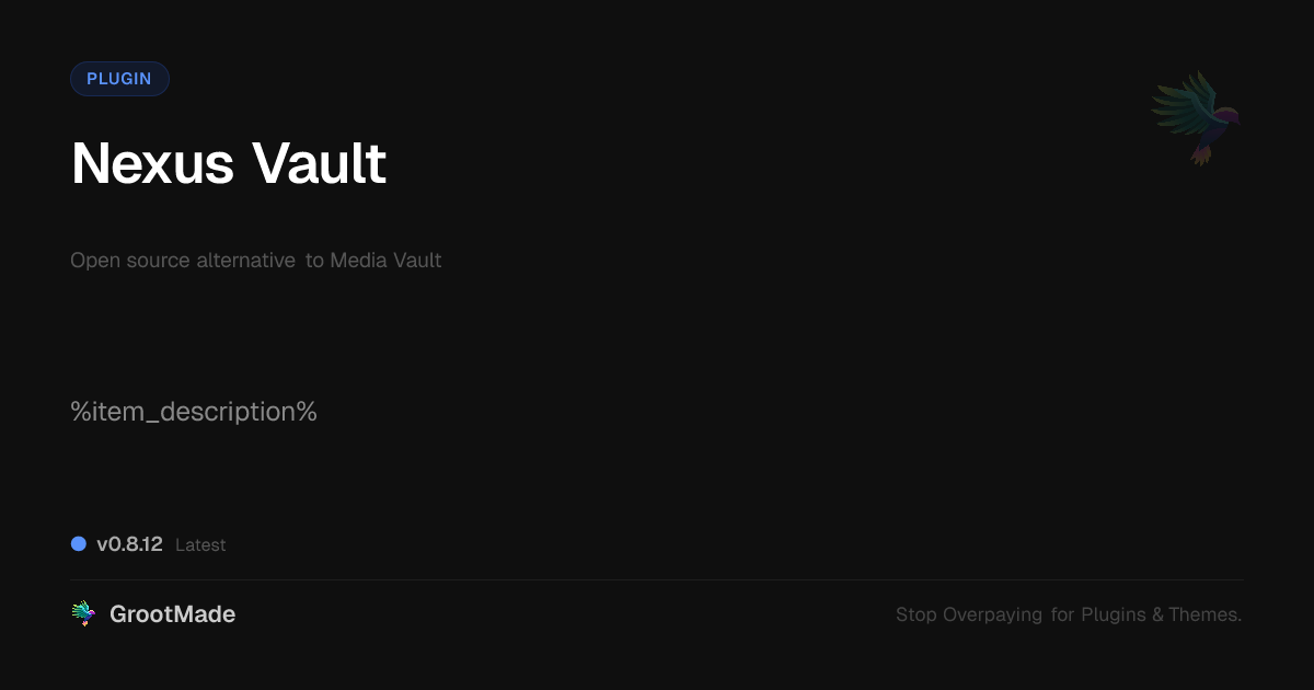 Preview of Nexus Vault