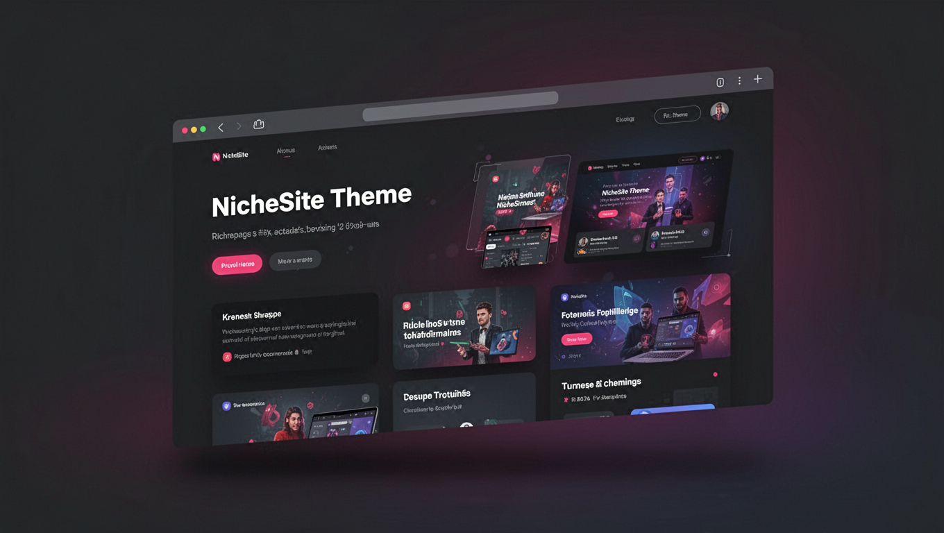 Preview of NicheSite Theme