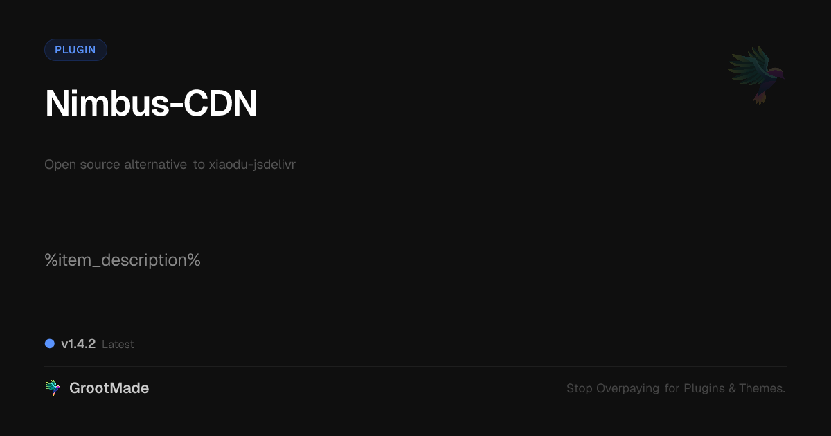 Preview of Nimbus-CDN