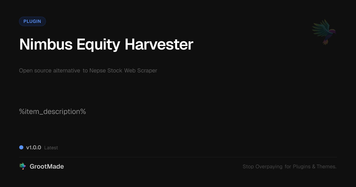 Preview of Nimbus Equity Harvester
