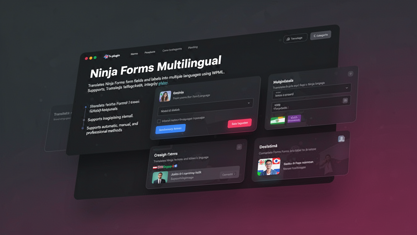 Preview of Ninja Forms Multilingual