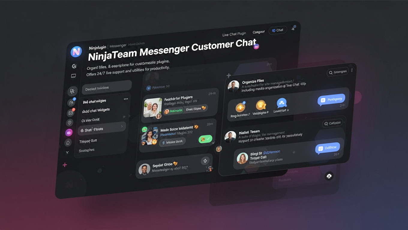 Preview of NinjaTeam Messenger Customer Chat