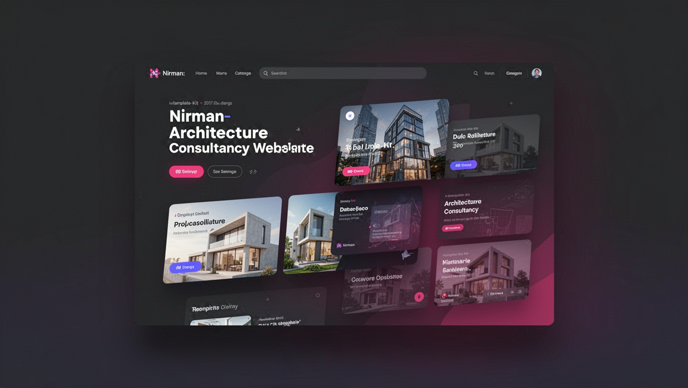 Preview of Nirman- Architecture Consultancy Website Template