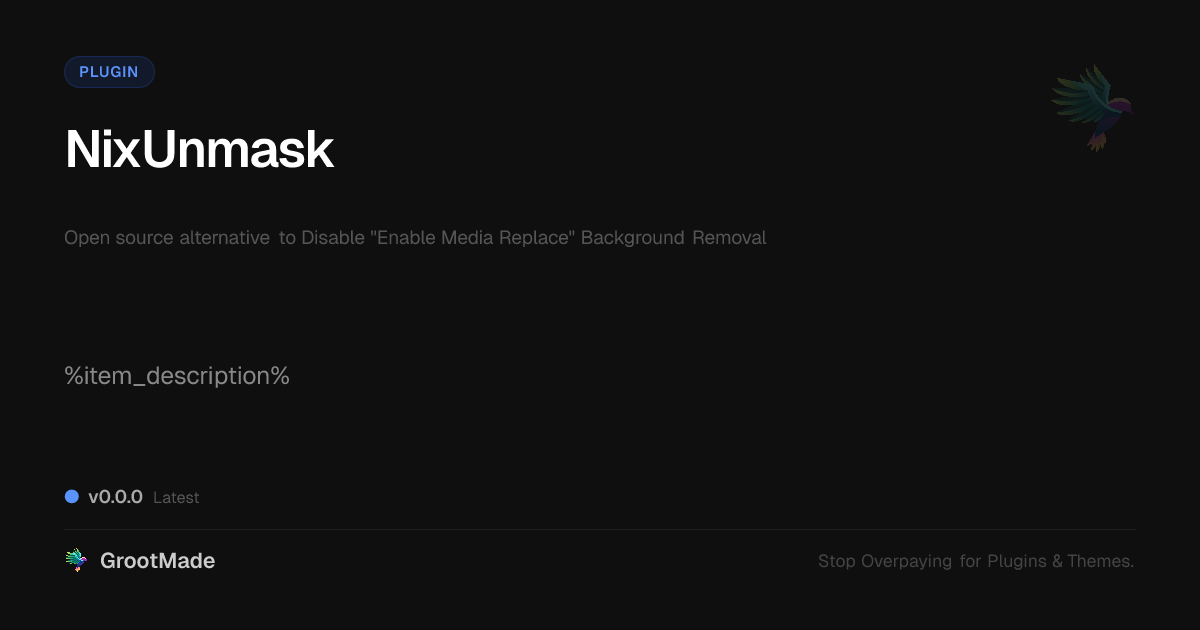 Preview of NixUnmask