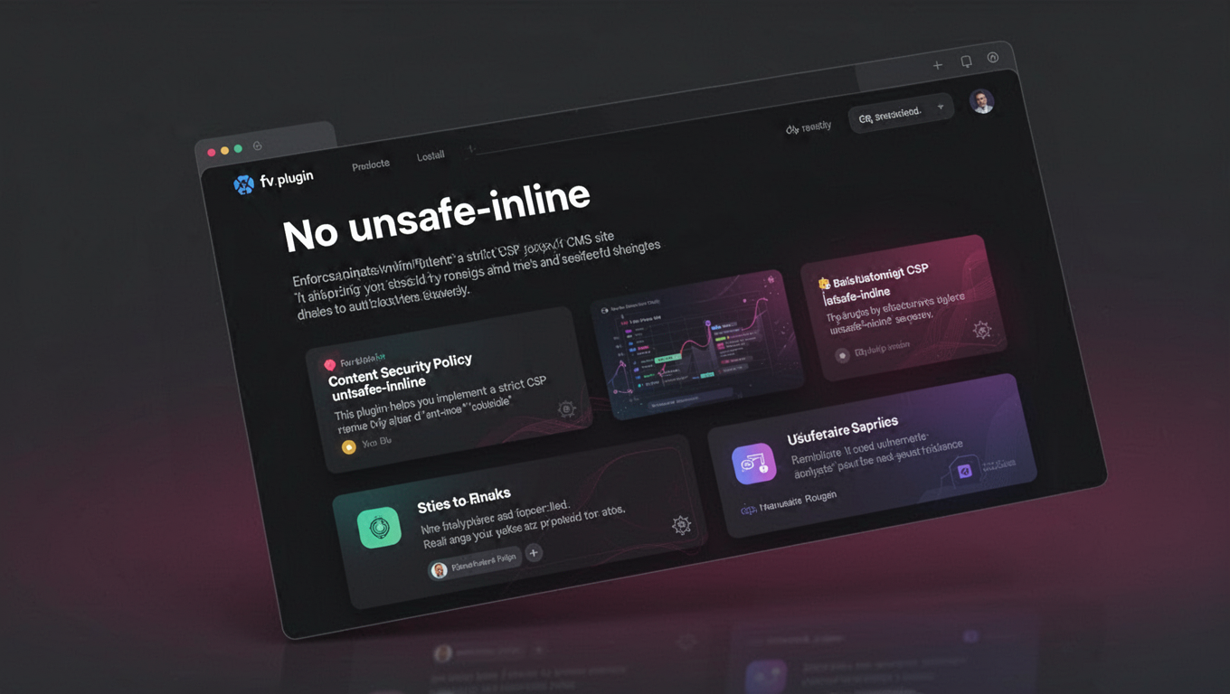 Preview of No unsafe-inline