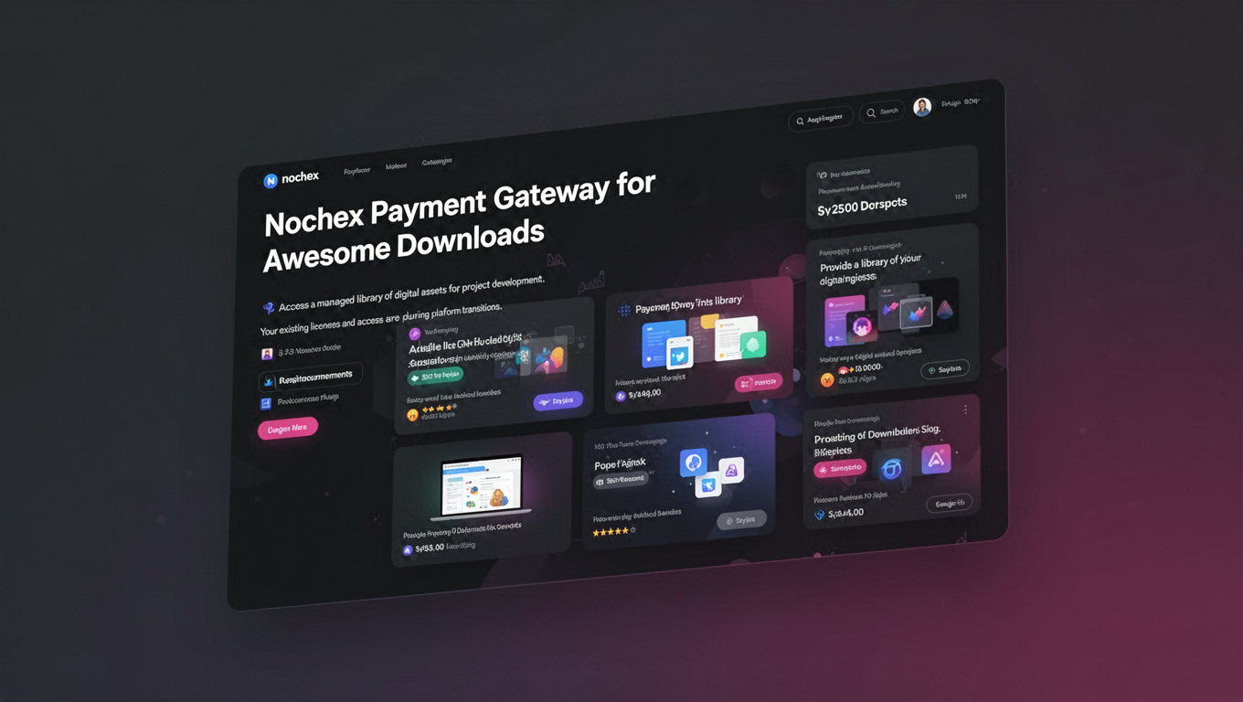 Preview of Nochex Payment Gateway for Awesome Downloads