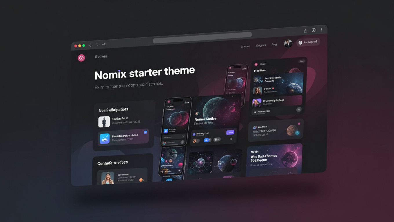 Preview of Nomix starter theme