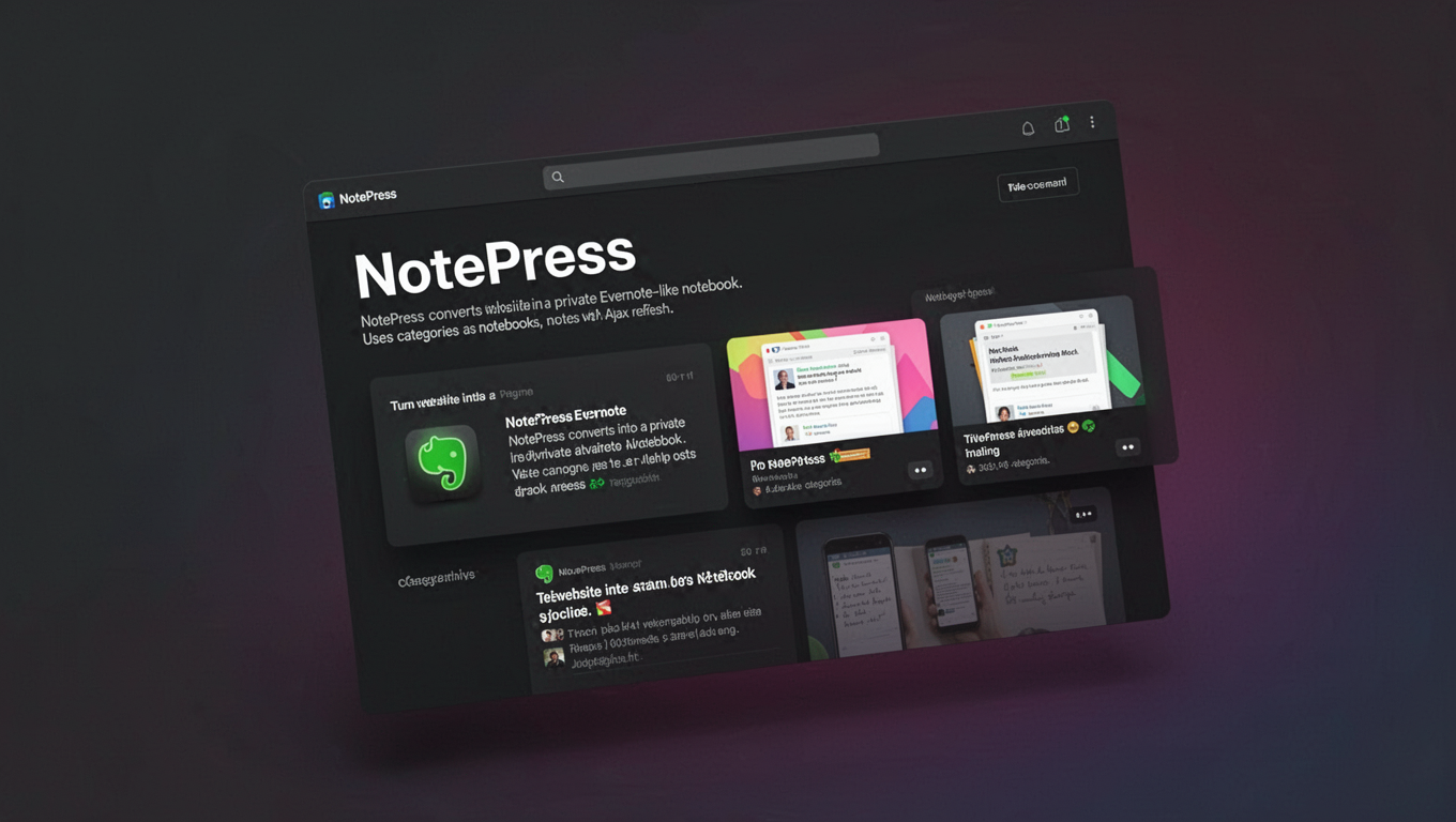 Preview of NotePress