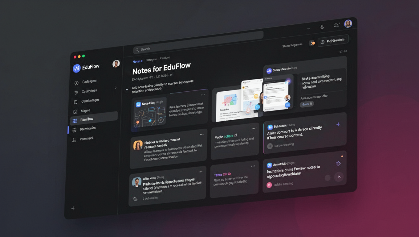 Preview of Notes for EduFlow