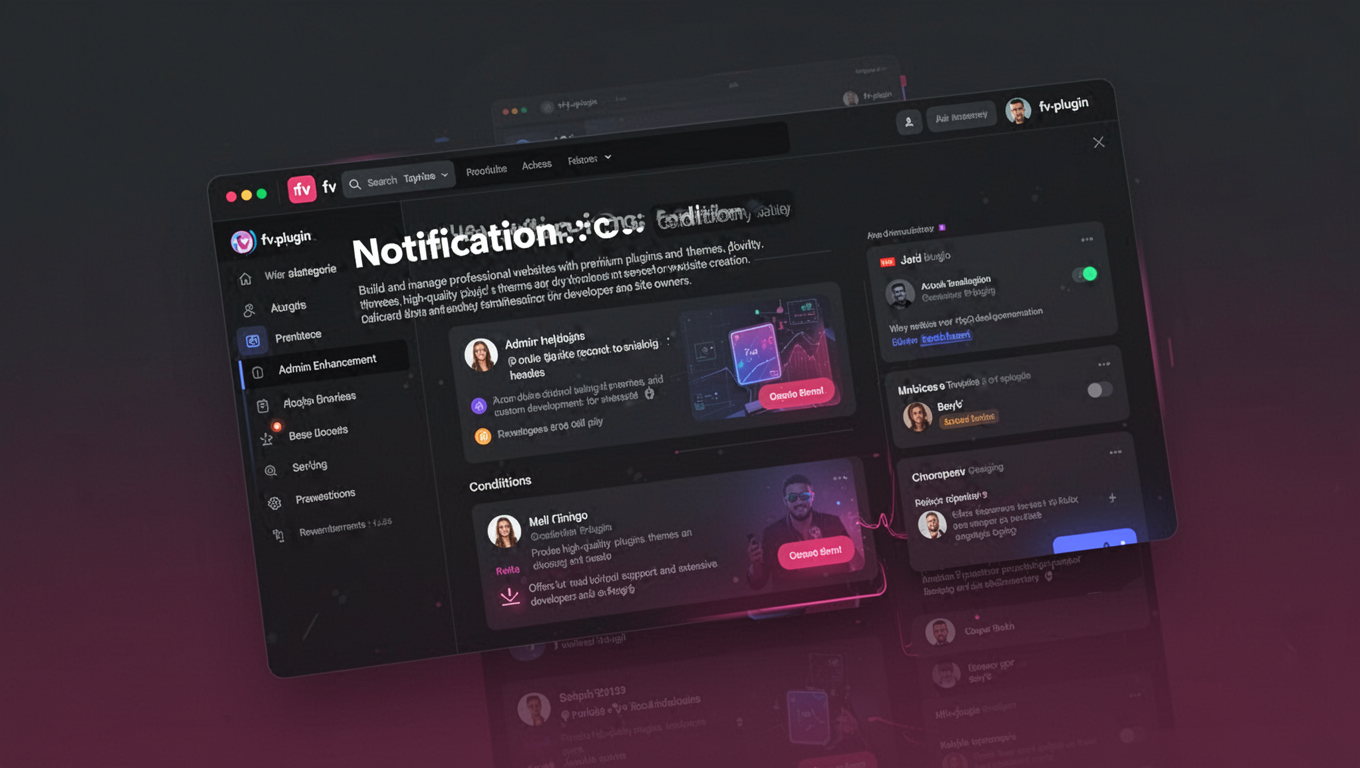 Preview of Notification : Conditionals