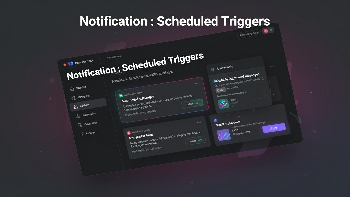 Preview of Notification : Scheduled Triggers