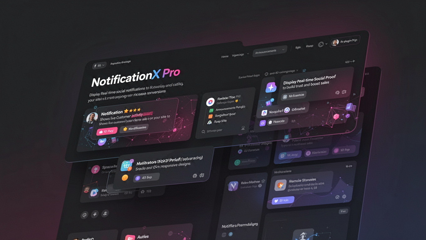 Preview of NotificationX Pro