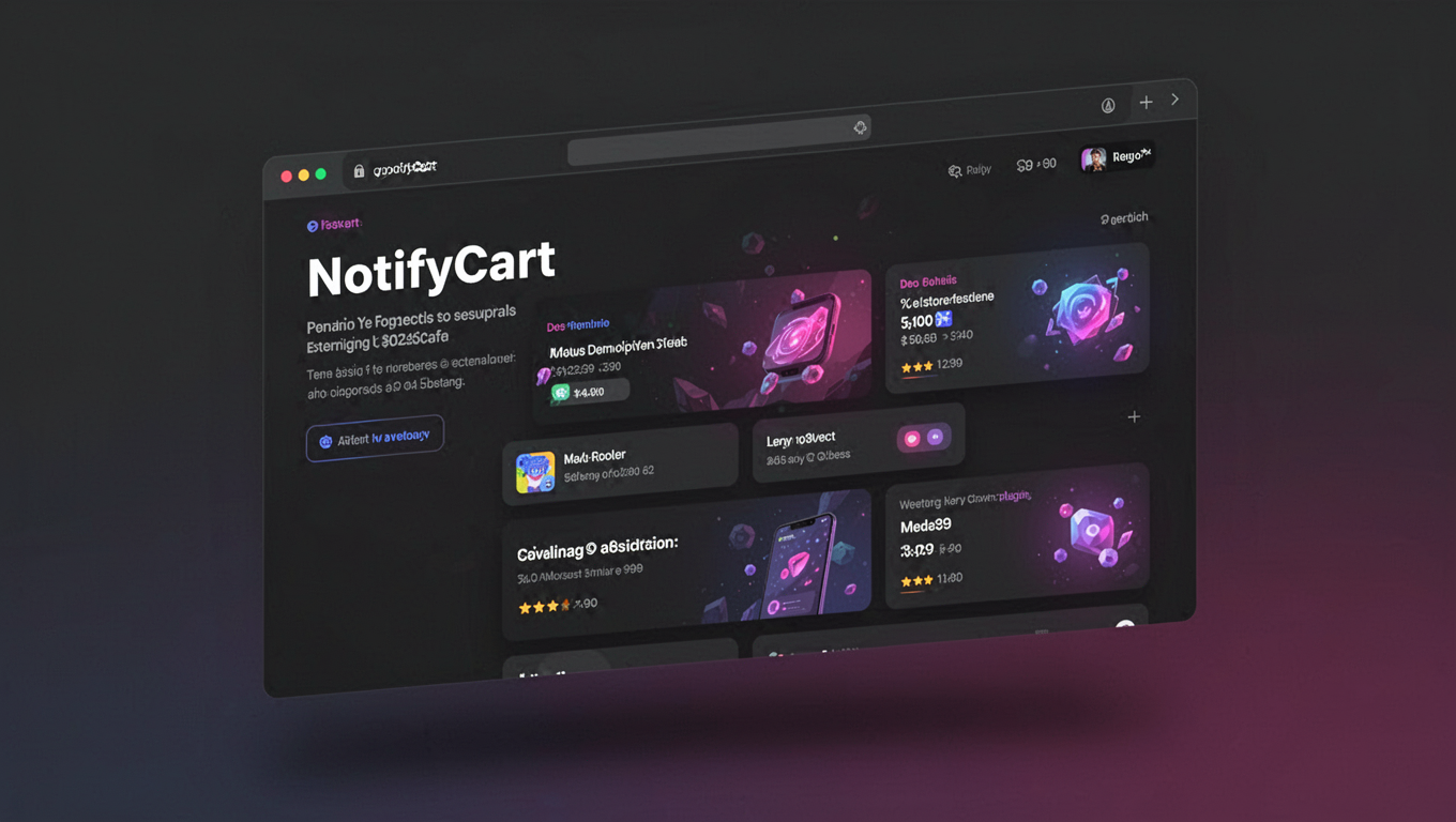 Preview of NotifyCart