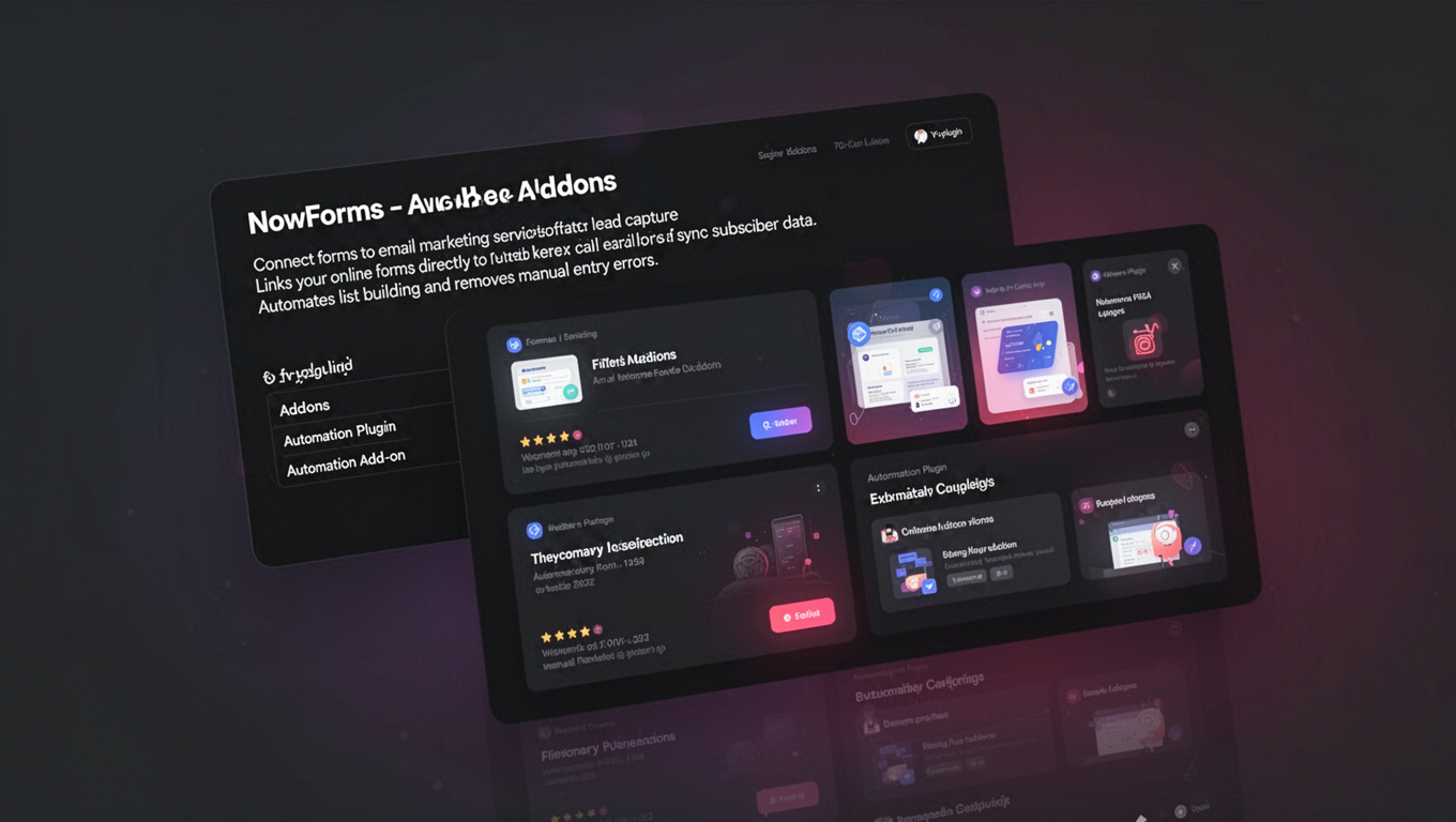 Preview of NowForms - Aweber Addons