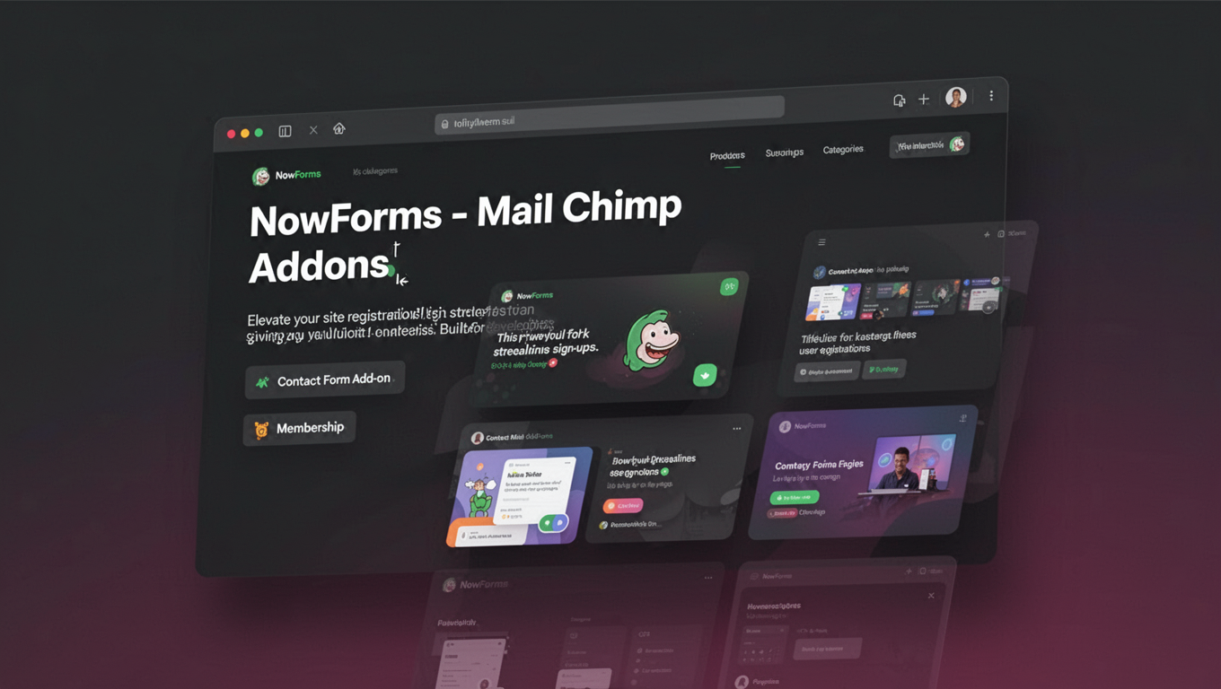 Preview of NowForms - Mail Chimp Addons