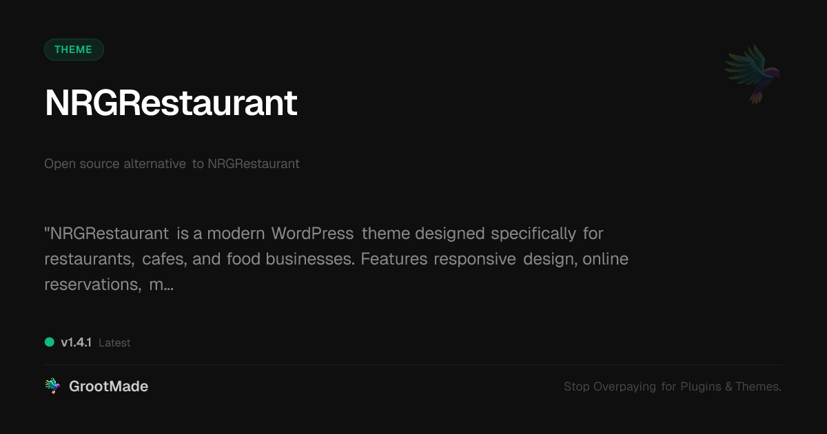 Preview of NRGRestaurant