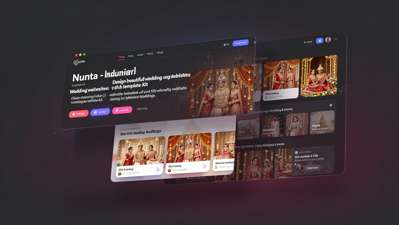 Preview of Nunta - Indian Wedding Elementor Template Kit
