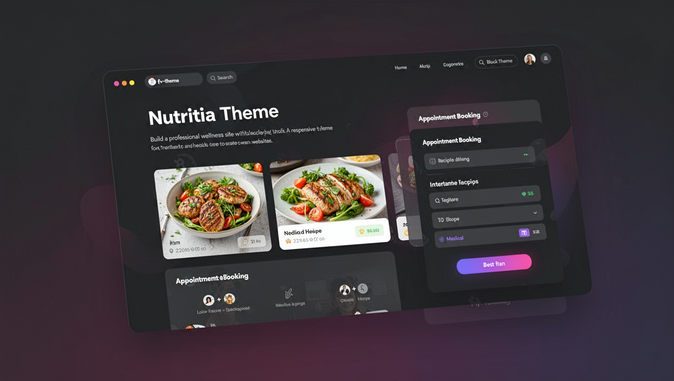 Preview of Nutritia Theme