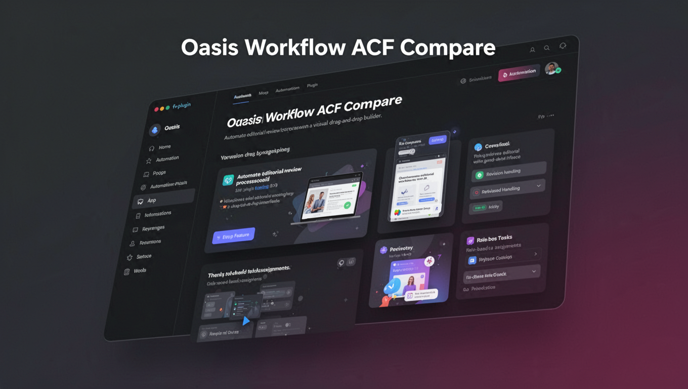 Preview of Oasis Workflow ACF Compare