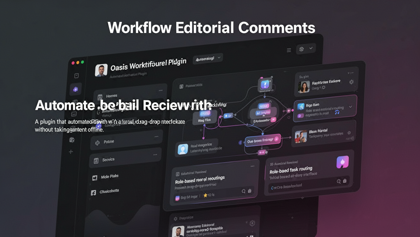 Preview of Oasis Workflow Editorial Comments