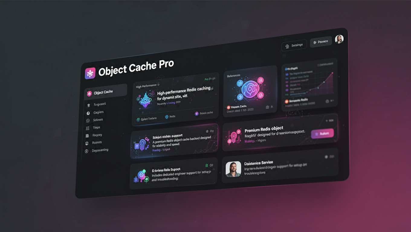 Preview of Object Cache Pro