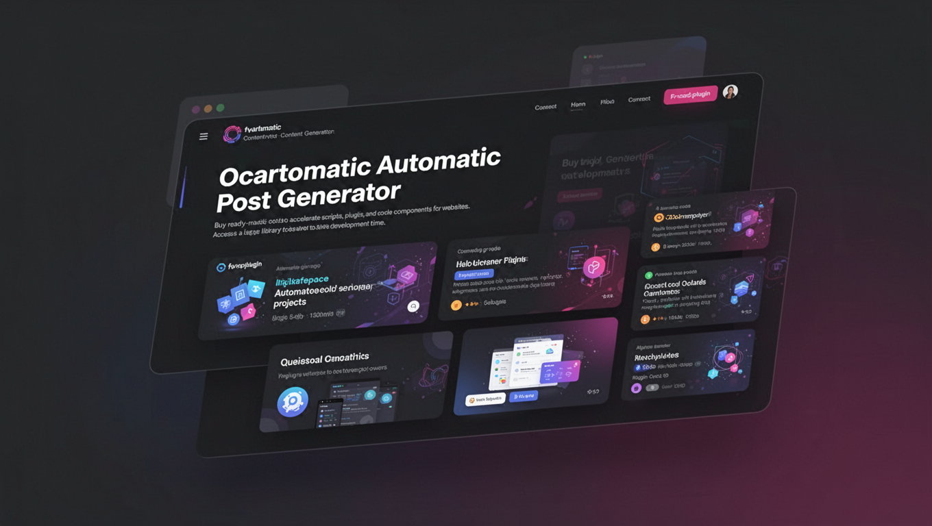 Preview of Ocartomatic Automatic Post Generator
