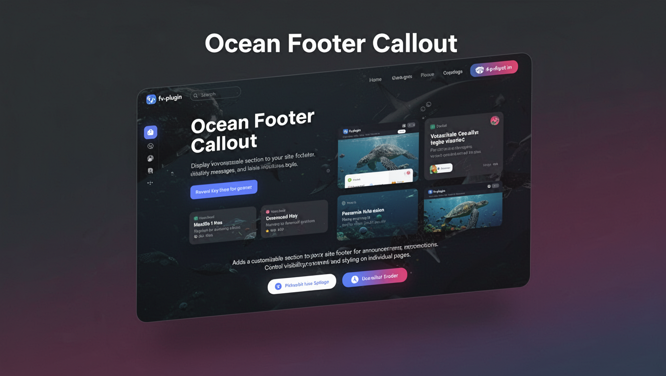Preview of Ocean Footer Callout