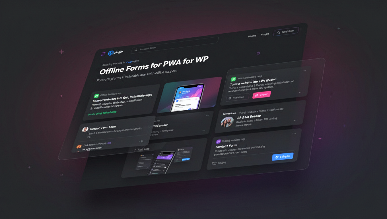 Preview of Offline Forms for PWA for WP