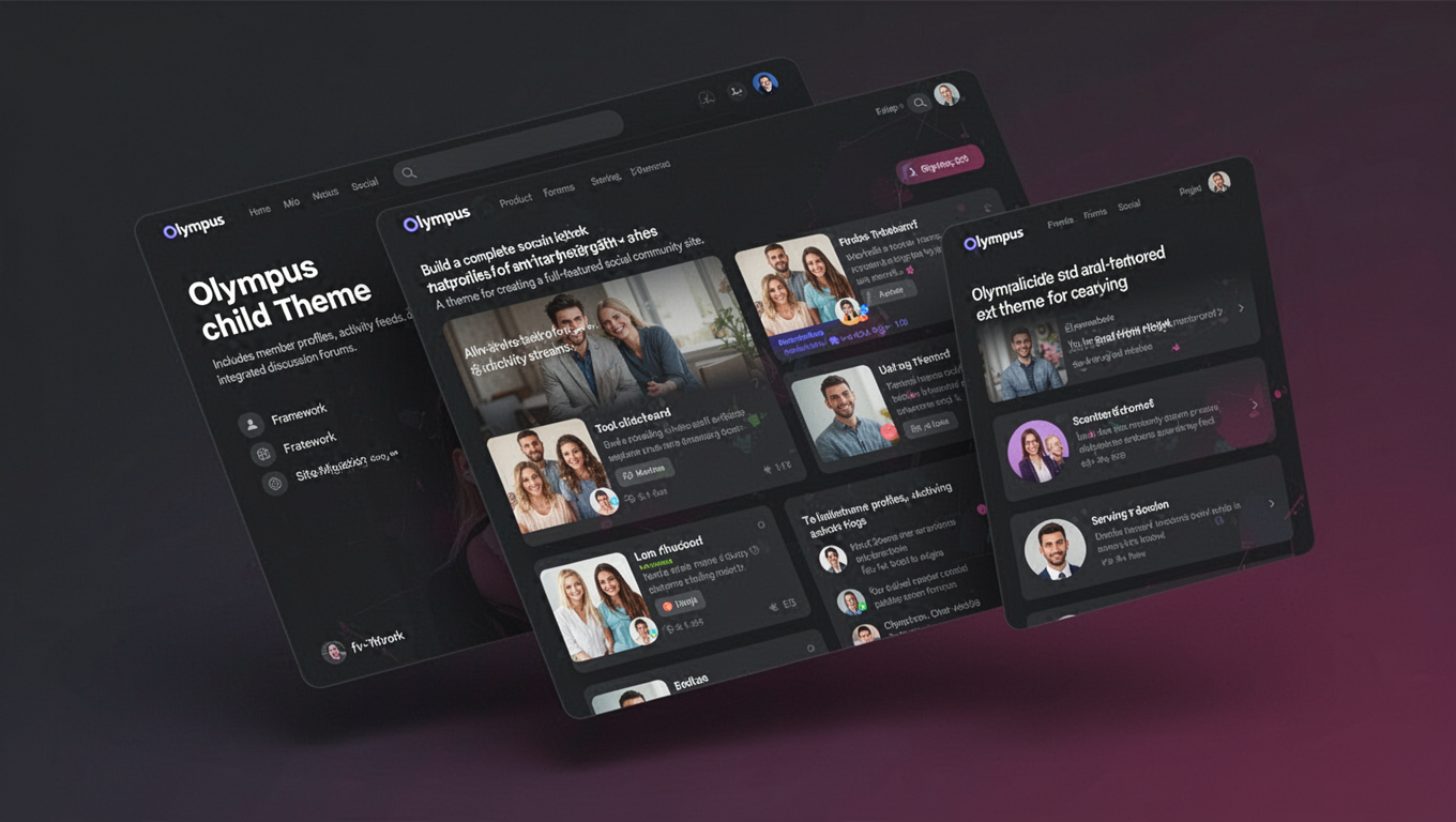 Preview of Olympus child Theme