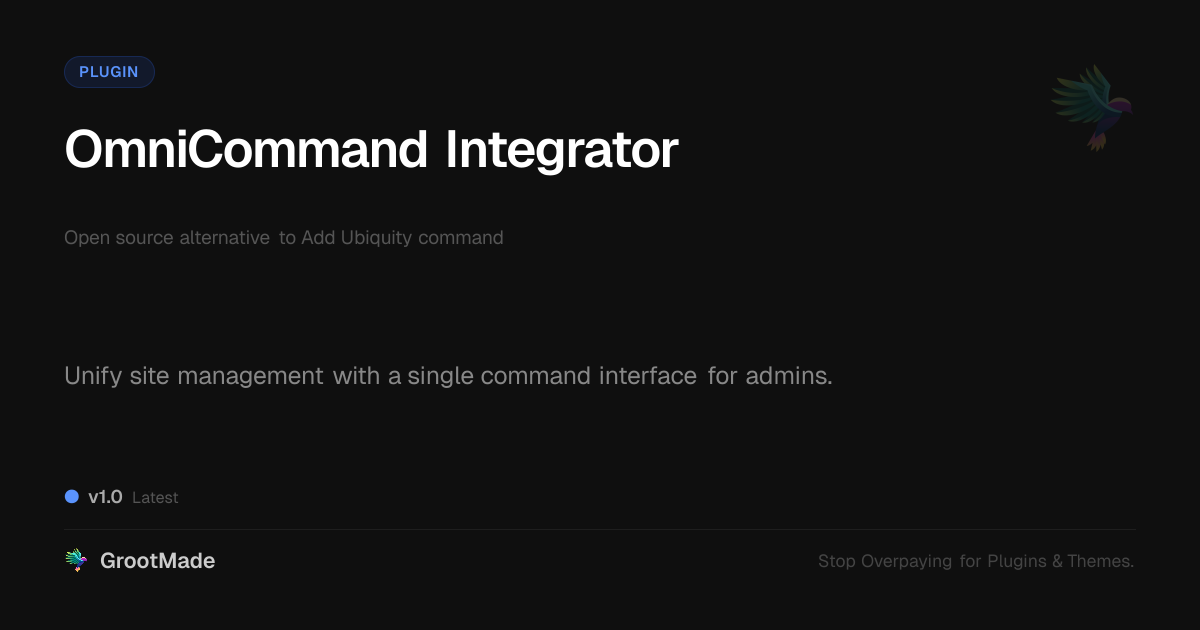 Preview of OmniCommand Integrator