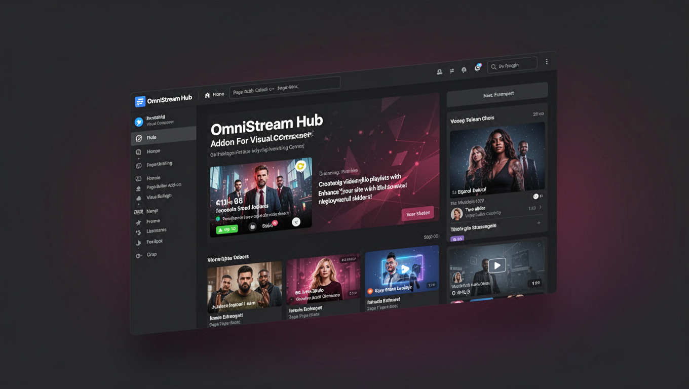 Preview of OmniStream Hub - Addon For Visual Composer