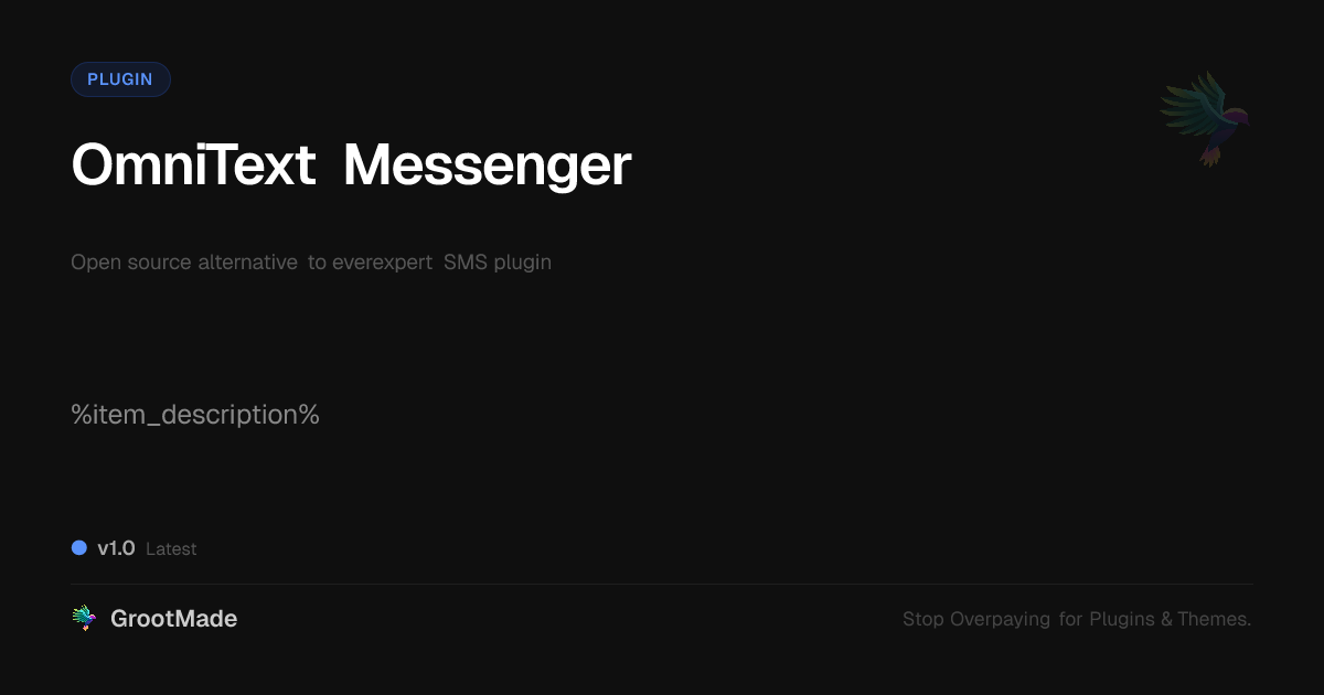 Preview of OmniText Messenger