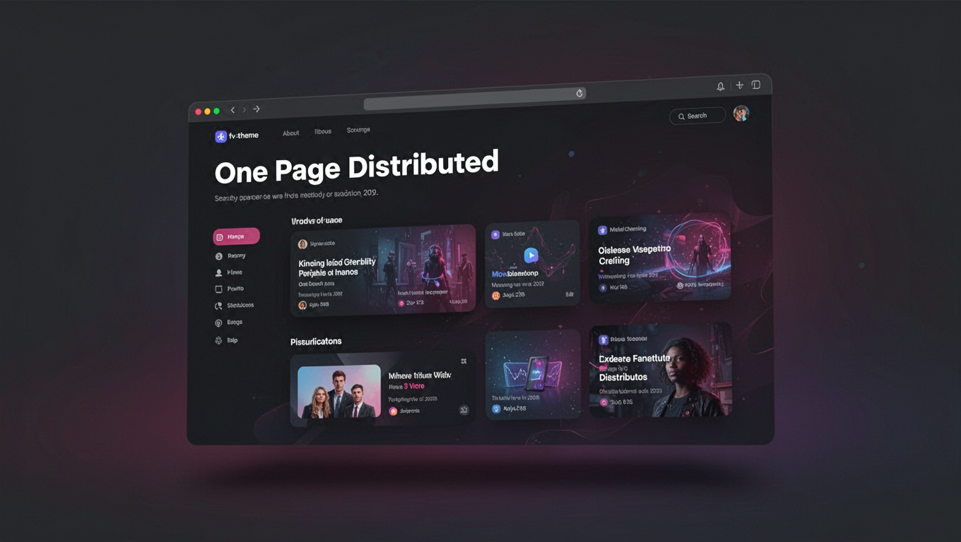 Preview of One Page Distributed
