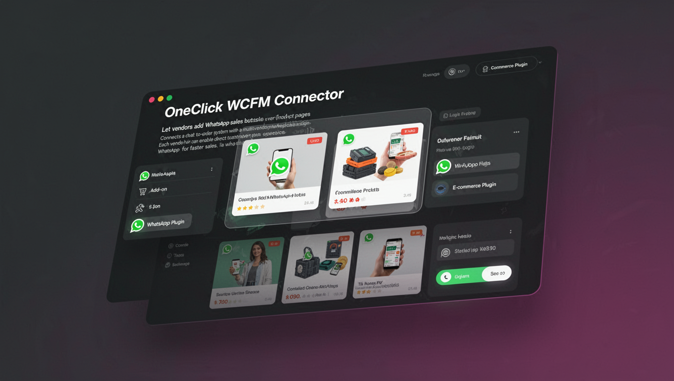 Preview of OneClick WCFM Connector